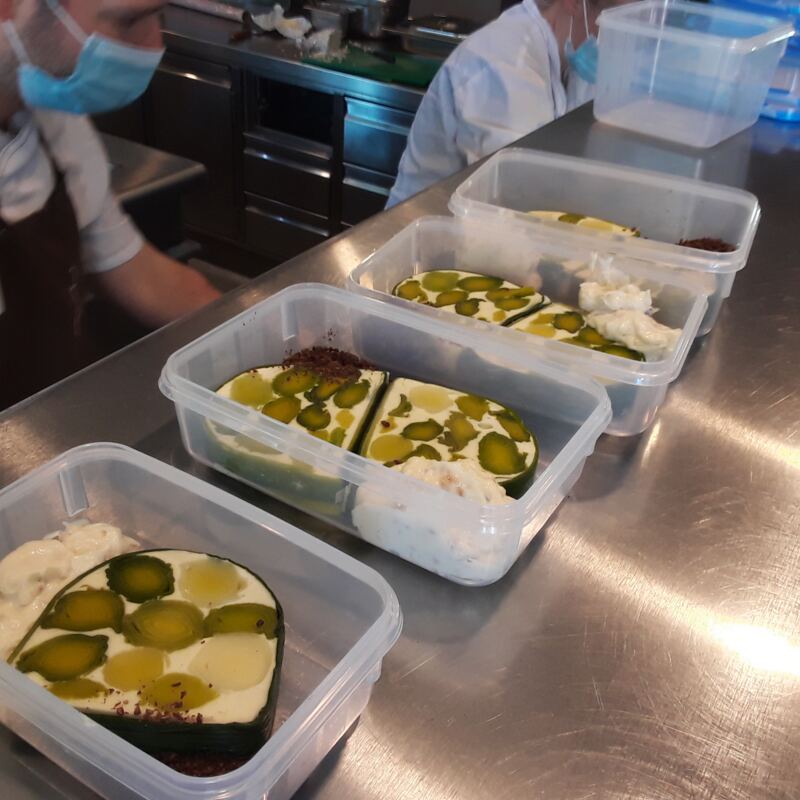 Vorspeise umweltfreundlich transportiert ©katjakrause