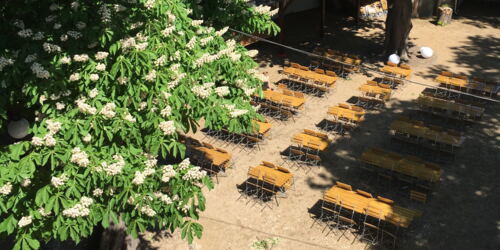 Sommergarten von oben