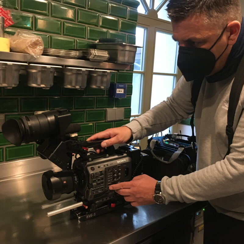 Vorbereitungen für den Dreh ©cw