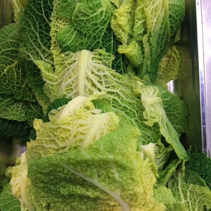 Blanchierte Wirsingblätter ©cw