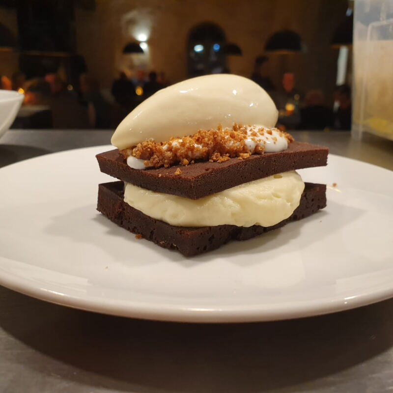 Hausgemachte Milchschnitte