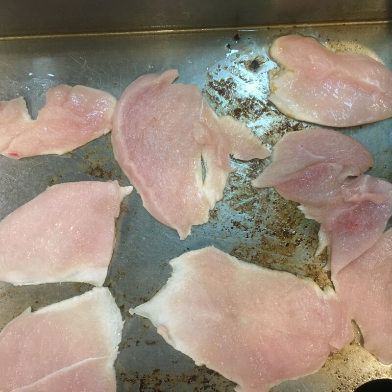 Gebratene Rockenberger Hühnerbrust ©cw