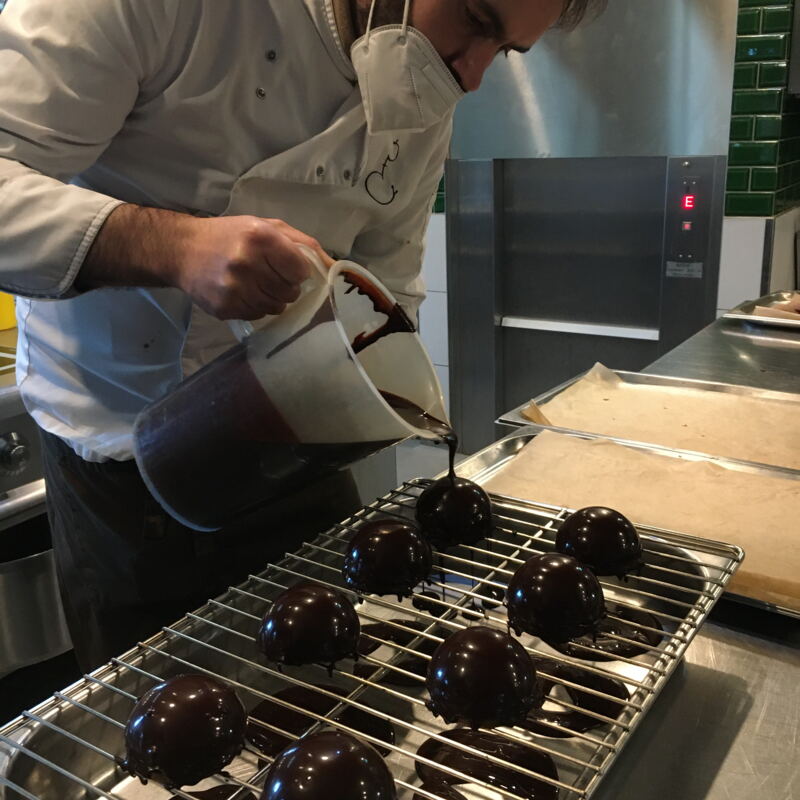 Glänzende Schokoglasur ©cw