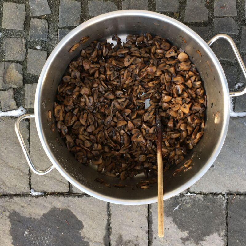 Kühlung der Pilze ©cw