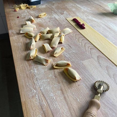 Vorbereitungen Agnolotti ©Divye Agarwal