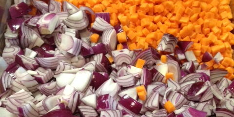 Gemüse für die Soße ©mf