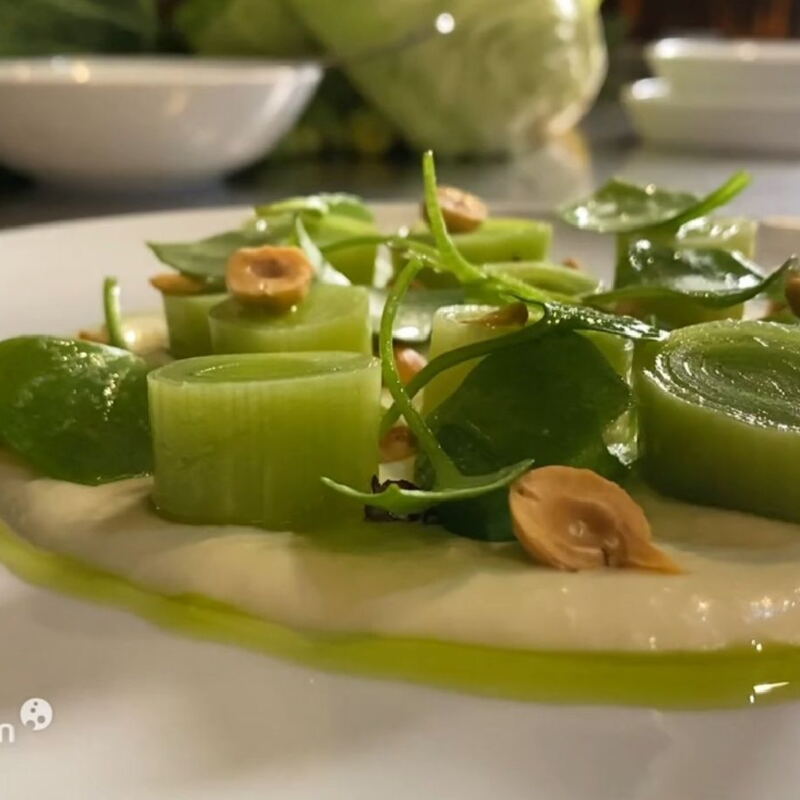 Vorspeise mit Lauch ©hr