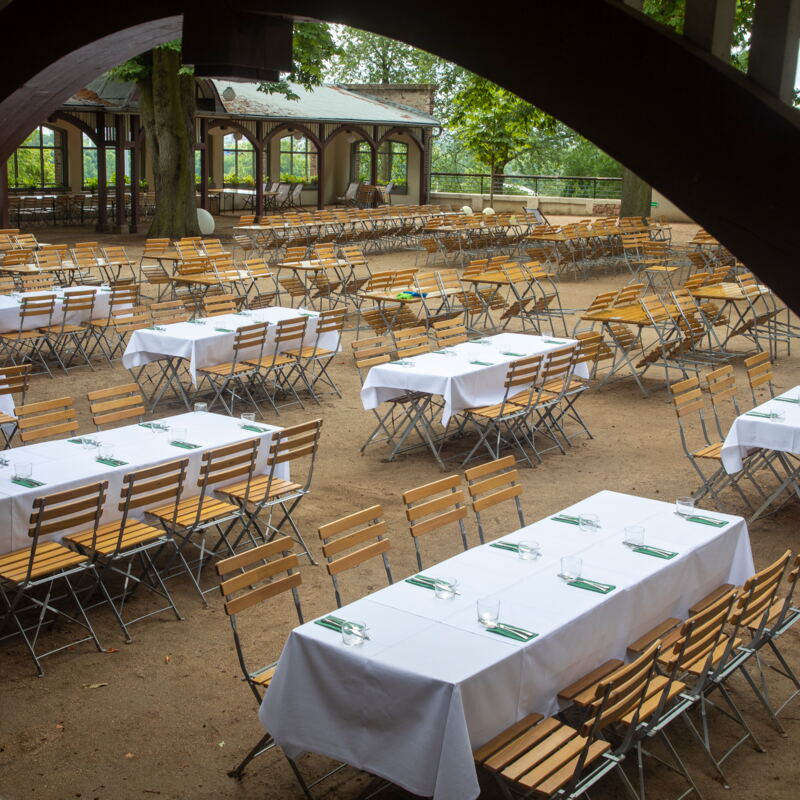 Garten gedeckt ©brk