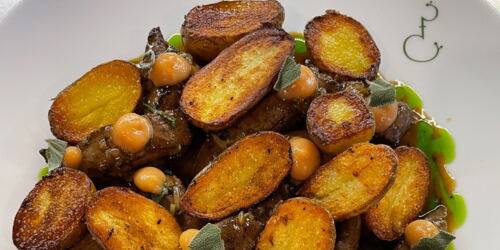 Geschnetzteltes von der Kalbsleber mit Quitte ©mf