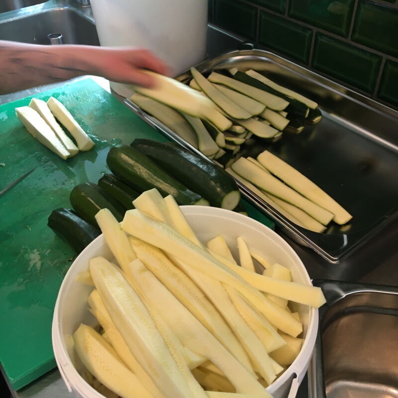 Gemüse für das vegetarische Hauptgericht ©cw