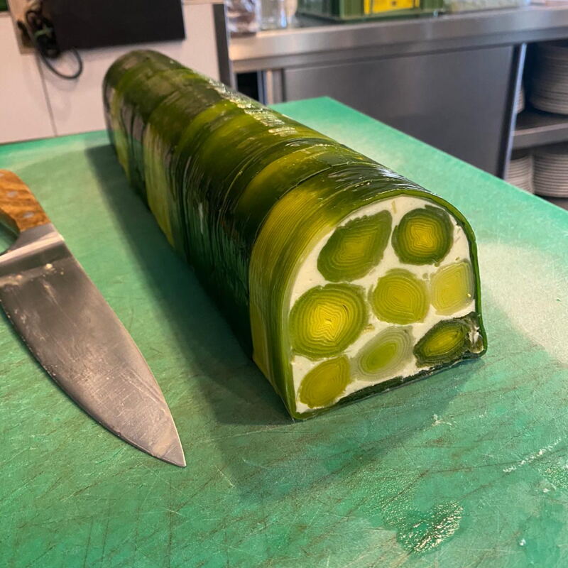 Die fertige Lauchterrine ©Divye Agarwal