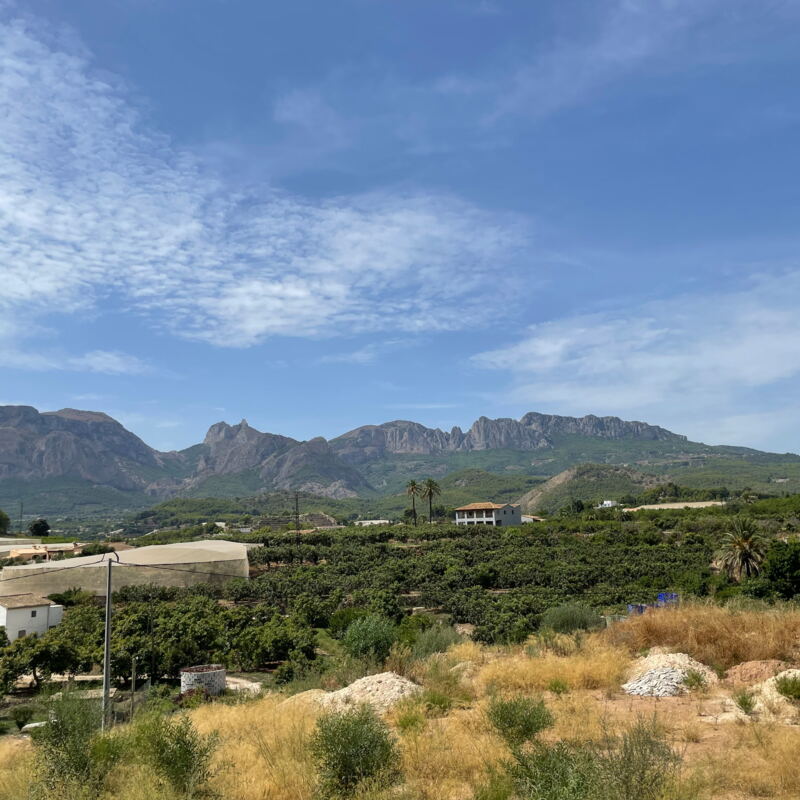Blick in das Tal um Callosa d´en Sarrià