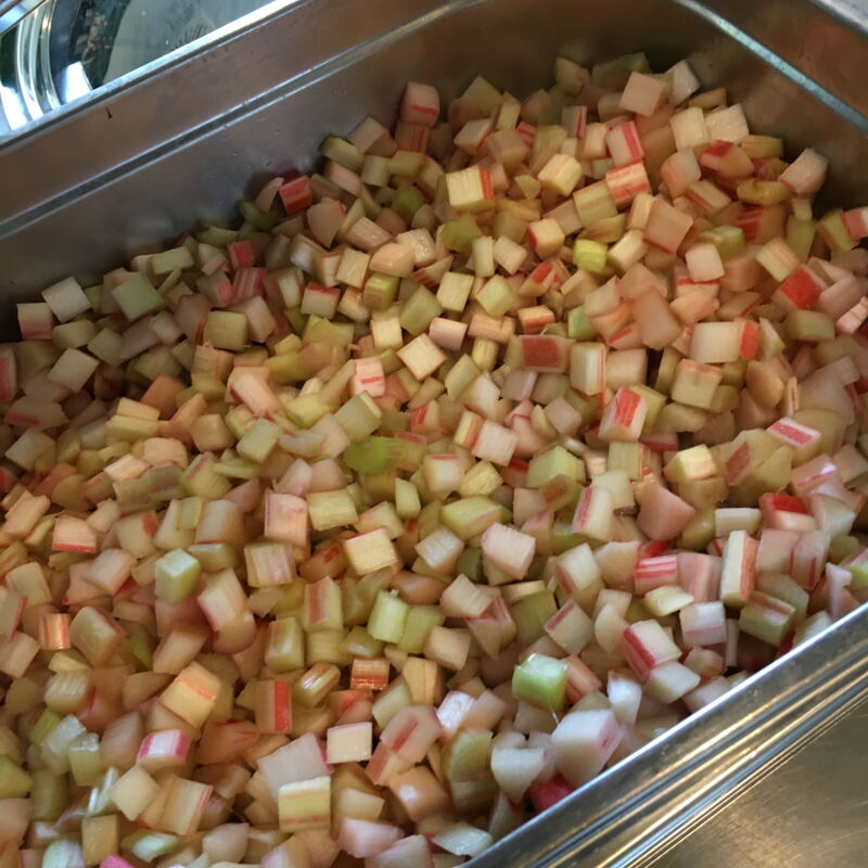 Rhabarber für den Nachtisch ©cw