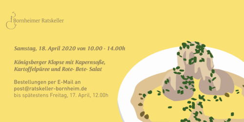 Königsberger Klöpse im Bornheimer Ratskeller