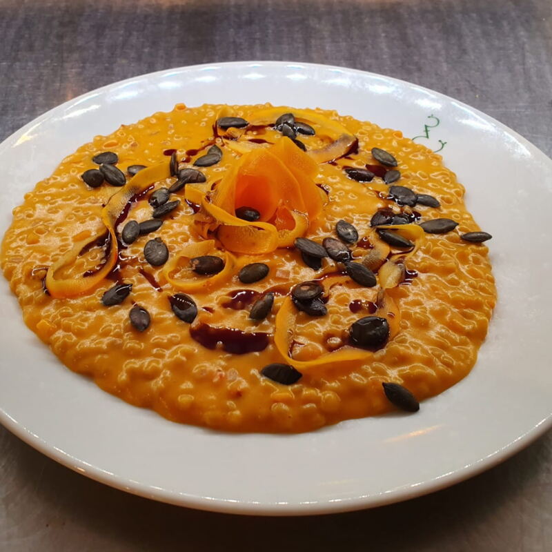 Kürbis-Risotto