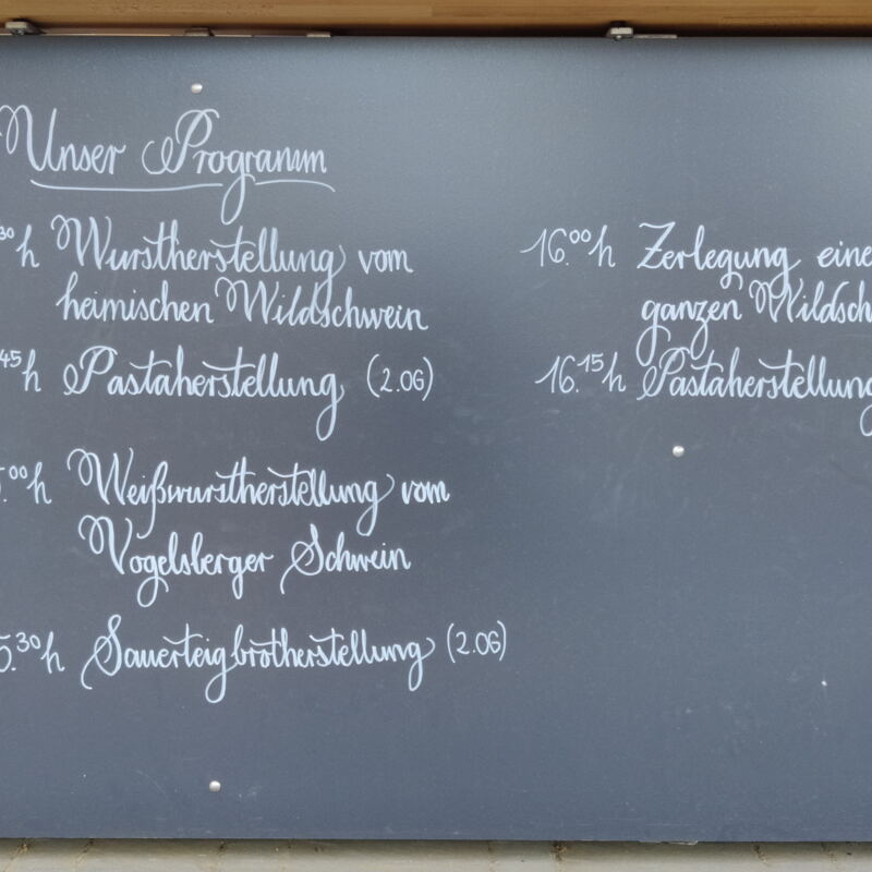 Unser Programm am 5. Erzeugertag